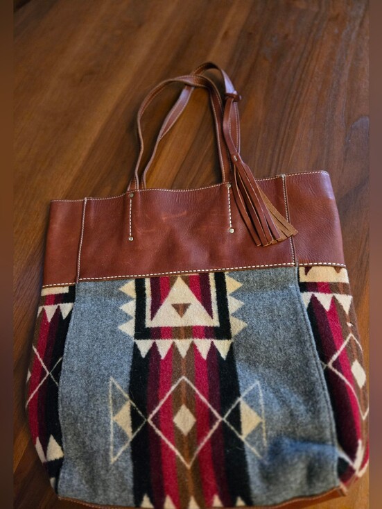 Handbags - *RARE* Only One On FB - Pendleton X Roots 2015 Collection Horween Tote Bag...